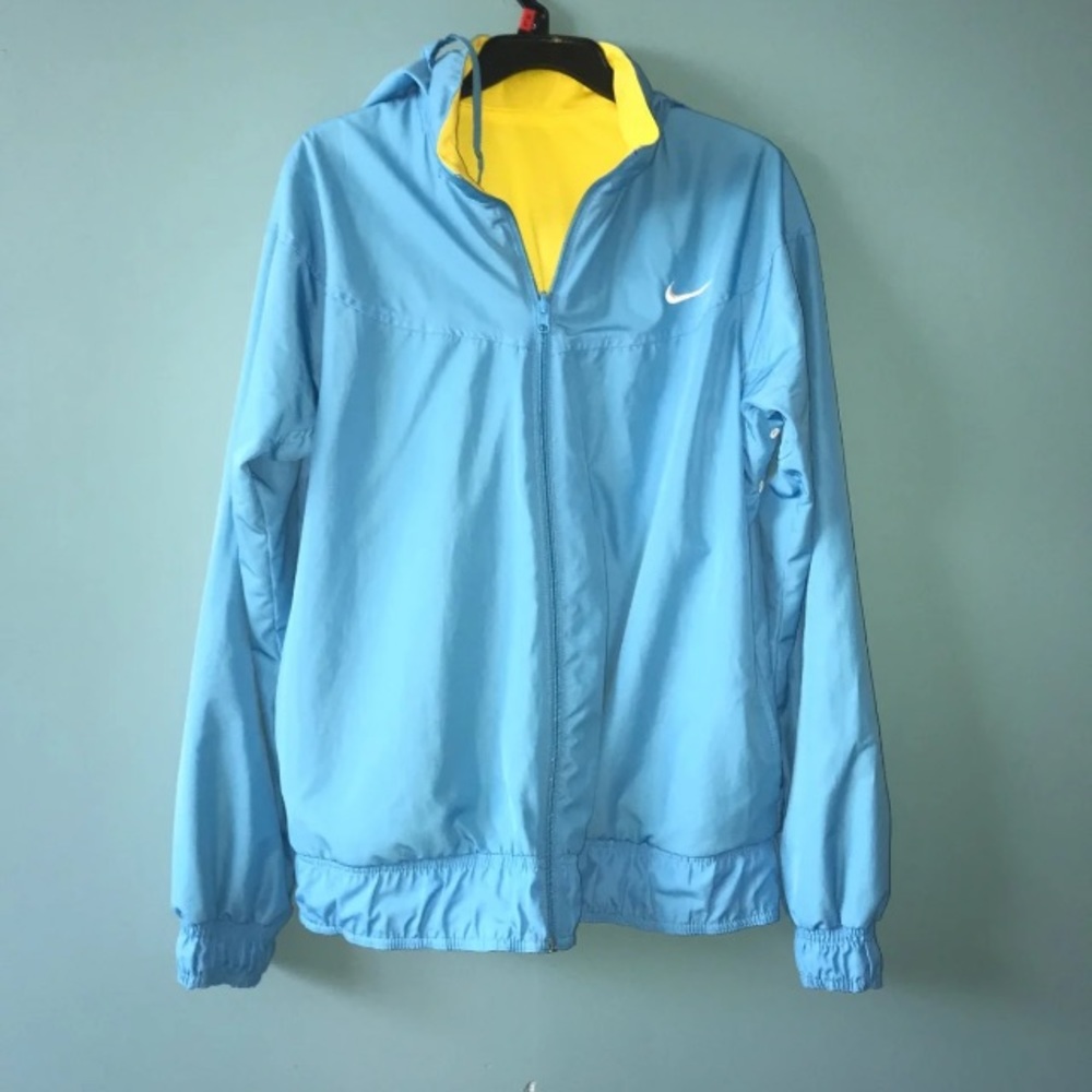 NIKE Spring Blue/Yellow Track Jacket